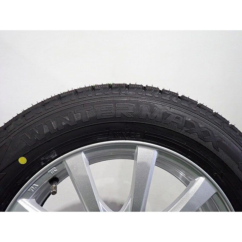 DUNLOP（ダンロップ） 195/65R16 スタッドレスタイヤ アルミホイール 4