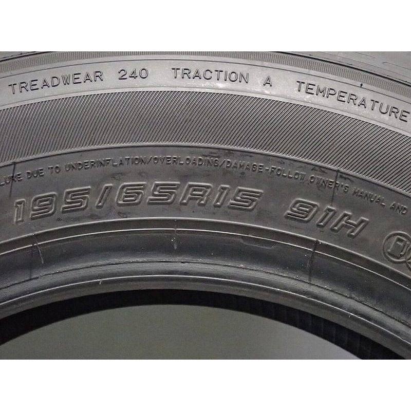 DUNLOP（ダンロップ） 【中古】195/65R15 サマータイヤ 4本セット 