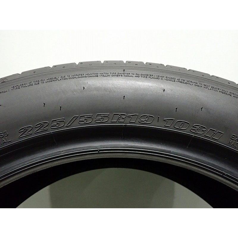 DUNLOP（ダンロップ） 【中古】225/55R19 サマータイヤ 4本セット SP