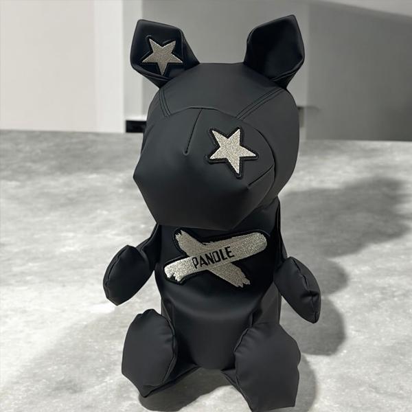 4クローバークロス パンドル ヘッドカバー【 ブラック