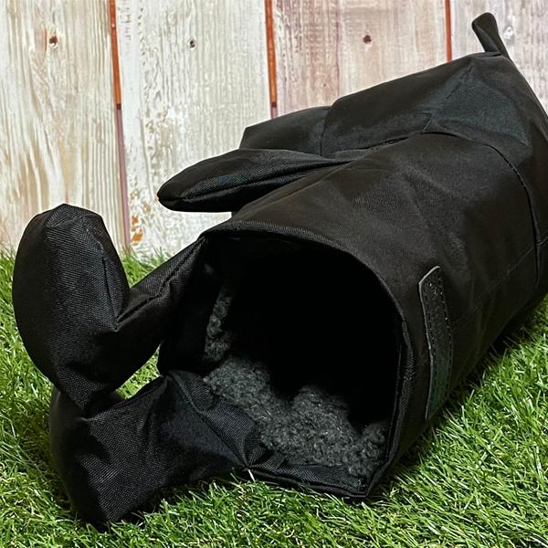 4クローバークロス パンドル ヘッドカバー【 Black pandle［防水生地  