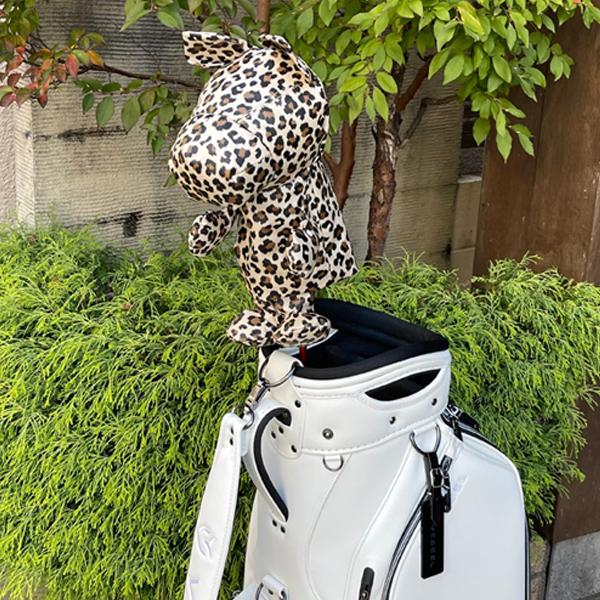 4クローバークロス パンドル ヘッドカバー【 レオパード made by S.D 