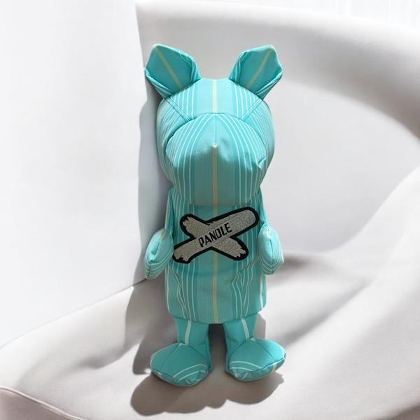 軟鉄 ブルー AXEL ヘッドカバー付き 4クローバークロス パンドル ヘッドカバー【 ティファニーブルー