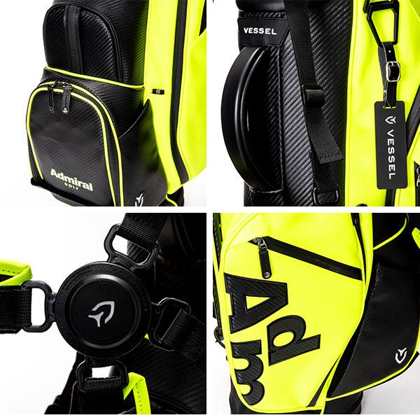 Admiral Golf アドミラル ゴルフ スタンドキャディバッグ ベゼル Admiral Golf アドミラル ゴルフ スタンドキャディバッグ ベゼル