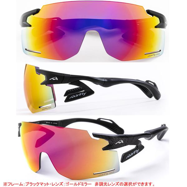 エアフライ AF-301 BK 非調光タイプレンズ ノーズパッドレス スポーツ 自転車 バイク サングラス (ユニセックス) AirFly ジゴスペック ZYGOSPEC 26ETの画像