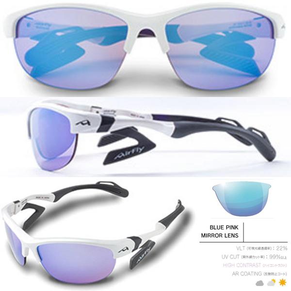 エアフライ AF-304 ノーズパッドレス スポーツ サングラス レディース AirFly ジゴスペック ZYGOSPEC グラサン 眼鏡 メガネ めがね 26ETの画像