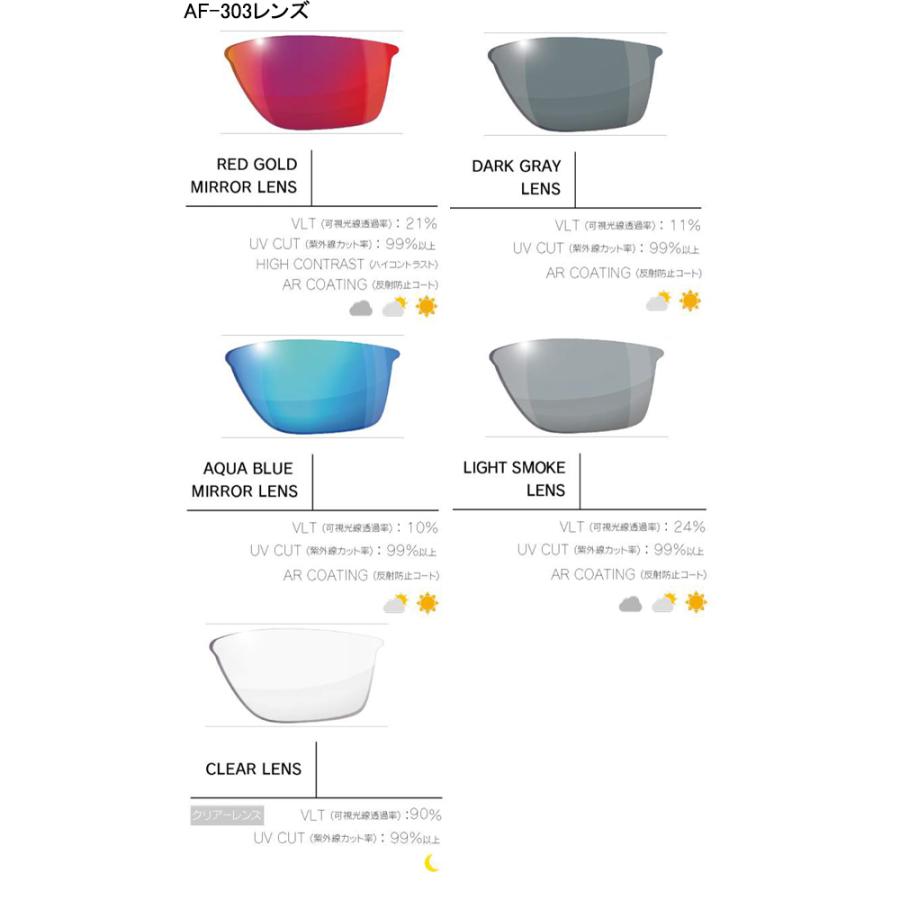 エアフライ AF-304 ノーズパッドレス スポーツ サングラス レディース AirFly ジゴスペック ZYGOSPEC グラサン 眼鏡 メガネ めがね 26ETの画像