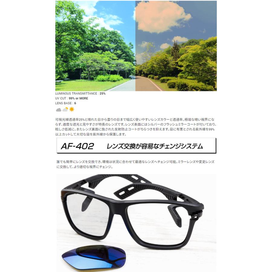 AirFly エアフライ AF-402 標準レンズ単品 スペアレンズ ノーズパッド