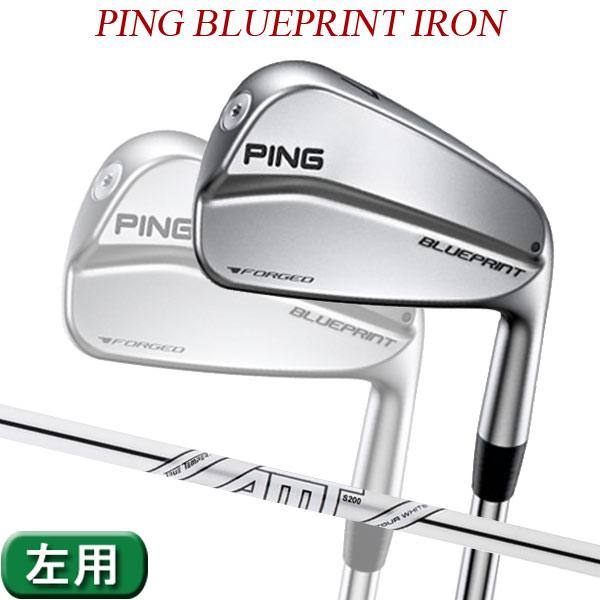 ♪【左用】【特注】 ピン ブループリント アイアン6本セット(#5~9，PW