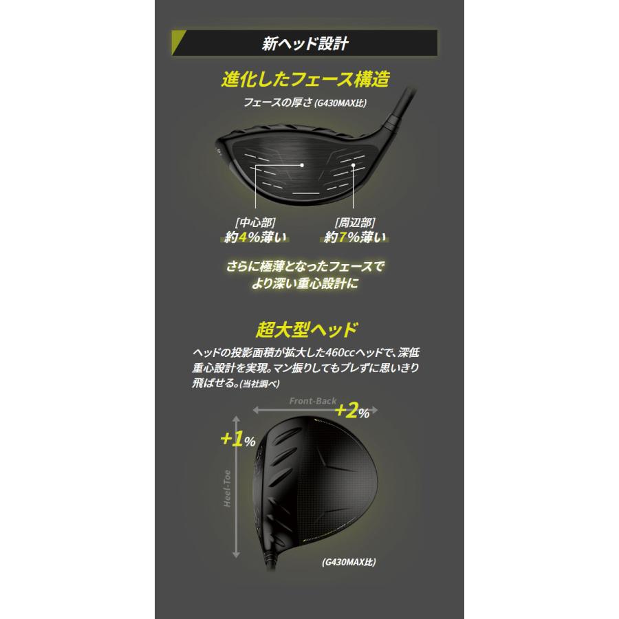 ♪【特注】【24年モデル】ピン G430 MAX 10K ドライバー [ジ・アッタス V2] カーボンシャフト PING GOLF G430 DRIVER マックス テンケイ The ATTAS｜jngolf2010｜04