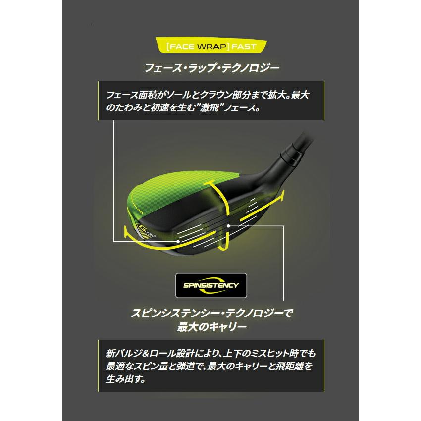 ♪【特注】【22年モデル】ピン G430 ハイブリッド(ユーティリティ) [N.S.プロ ゼロス7] スチールシャフト PING GOLF HYBRID UTILITY NS PRO ZELOS｜jngolf2010｜03