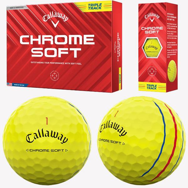 Callaway Chrome Soft ゴルフボール 24球セット Callaway（キャロウェイ） ☆【2ダース(24球)セット】【24年モデル