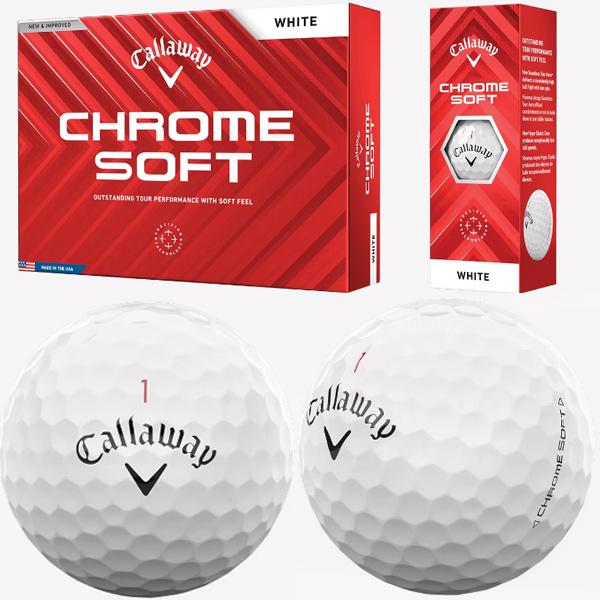 キャロウェイ　CHROME SOFT 24 トリプル・トラップ　36球　3箱 Callaway（キャロウェイ） ☆【3ダース(36球)セット】【24年モデル