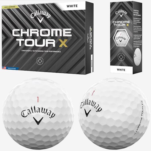 ★【2ダース(24球)セット】【24年モデル】キャロウェイ クロムツアー エックス ボール Callaway CHROME TOUR X GOLF BALL｜jngolf2010｜05