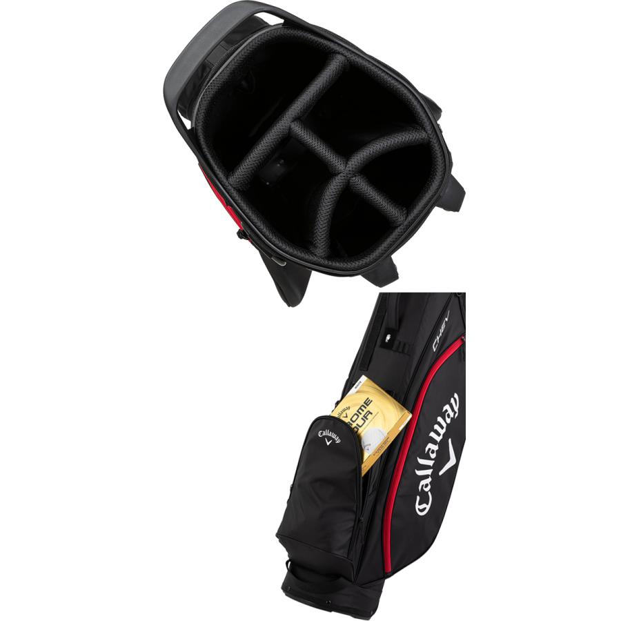 Callaway CHEV レッド ゴルフバッグ新品未使用 Callaway CHV 軽量ゴルフバッグ ブラック×レッド 未使用 2026年最新
