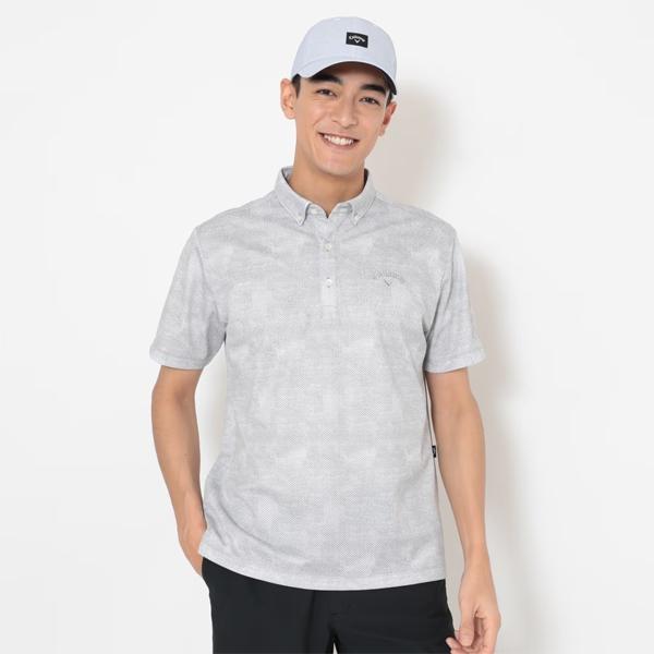 Callaway Golf - 【Callaway/キャロウェイ ゴルフ】半袖 吸汗 速乾 消臭 開襟シャツ・M Callaway（キャロウェイ） ゴルフ メンズウェア シャツ 26年春夏ウエア