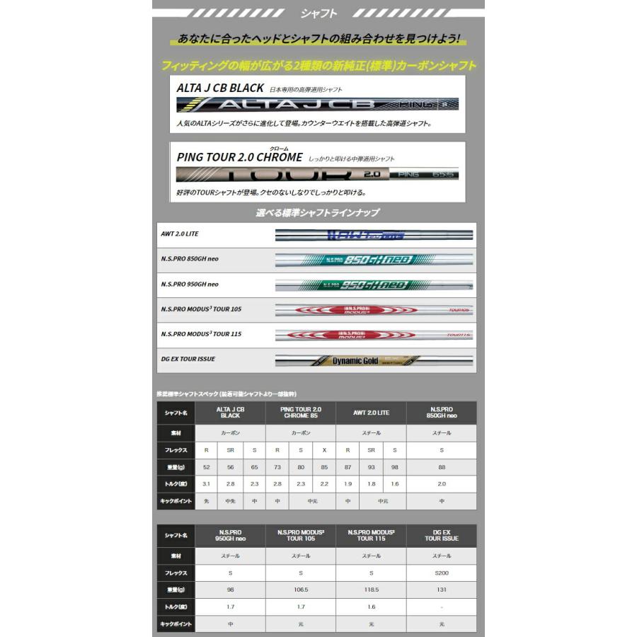 ●【特注】【22年モデル】ピン G430 ハイブリッド(ユーティリティ) [ツアーAD HY ハイブリッド] カーボンシャフト PING GOLF HYBRID UTILITY Tour AD｜jngolf2010｜08
