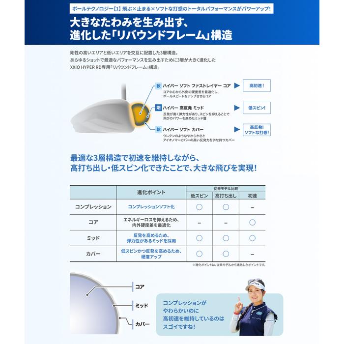 XXIO 2ダースセット ダンロップ 新作 ゴルフボール ゼクシオ ハイパー