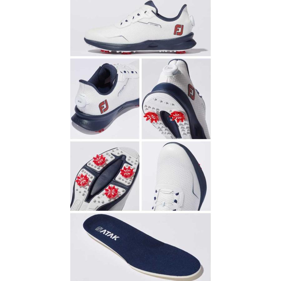 【メール便】 ★【22年AWモデル】フットジョイ ゴルフシューズ FJ アタック ボア 53380 (ホワイト) 横幅(ウィズ)/W FOOTJOY ATAK BOA 【1777335485】(9238円)