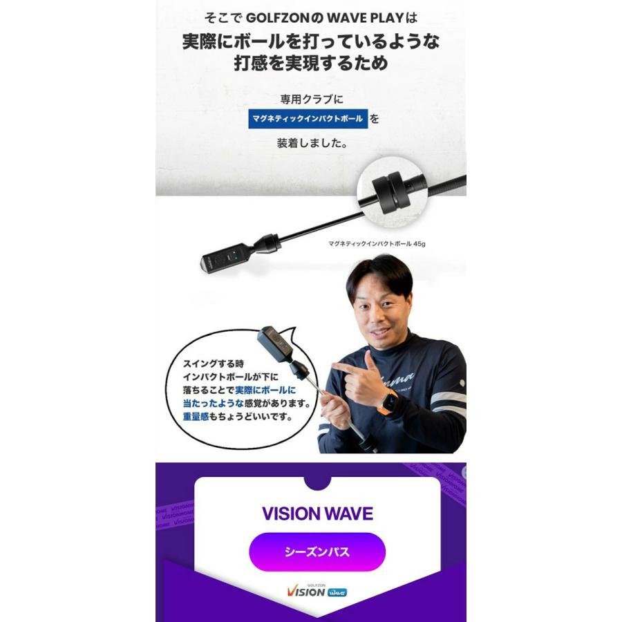 ユピテル（yupiteru） ゴルフゾン ウェーブプレイ 家庭用ゴルフ