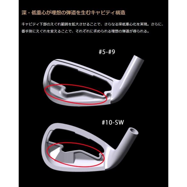 【21年モデル】本間ゴルフ ベレス アイズ アイアン 2S 単品(#5,AW,SW) [ARMRQ MX 2S] オリジナルシャフト HONMA GOLF ホンマ BERES AIZU IRON｜jngolf2010｜04