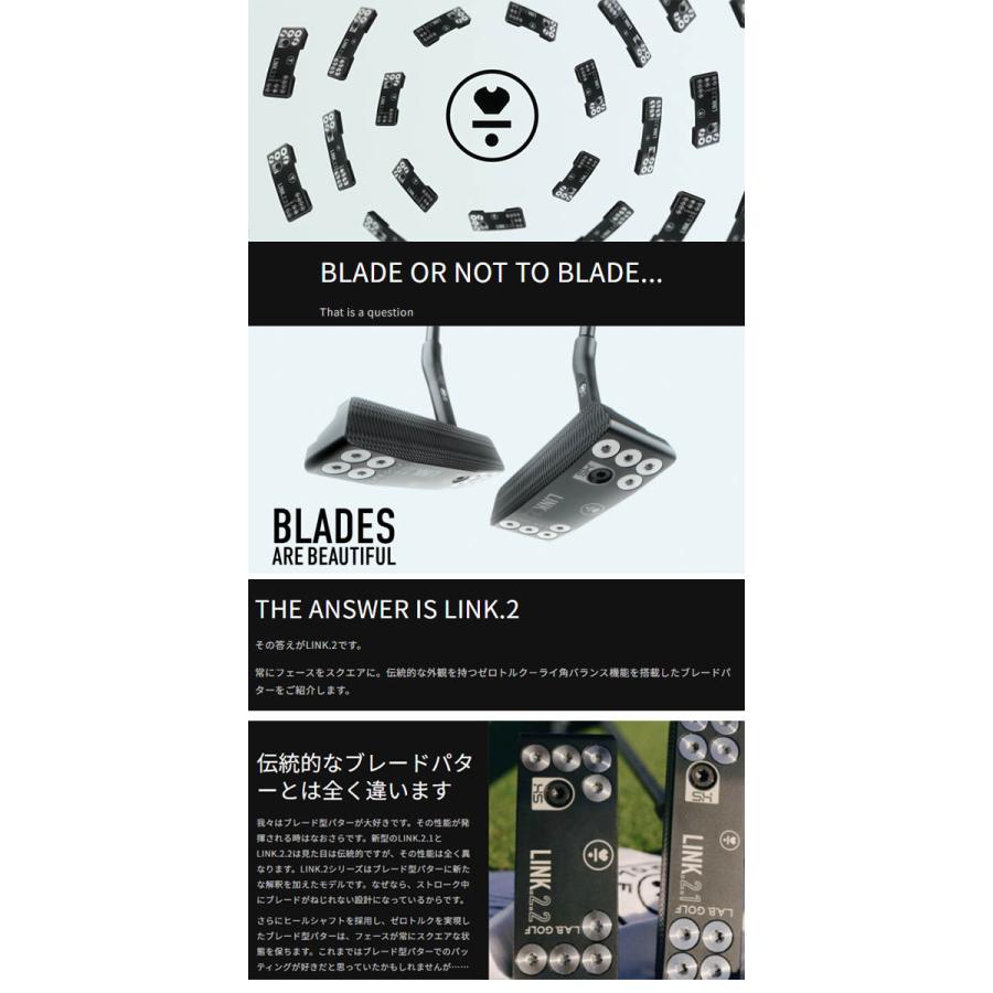 【先行予約】【日本仕様正規品】【2026年】ラブゴルフ LINK.2.2 HS (ヒールシャフトモデル) リンク2.2 エイチエス パター L.A.B GOLF ラヴゴルフ LINK2.2の画像
