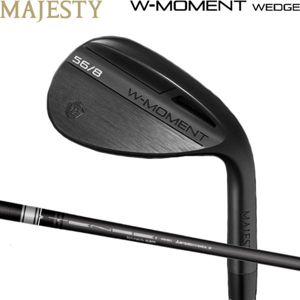【21年モデル】マルマン マジェスティゴルフ Wモーメント ウェッジ ブラック [テンセイ for MJ WM60] カーボンシャフト MAJESTY GOLF WEDGE TENSEI