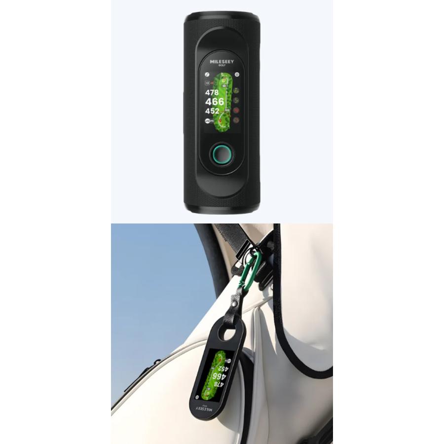 Mileseey マイルシー ゴルフ GeneSonic Pro 着脱式 ゴルフ GPS