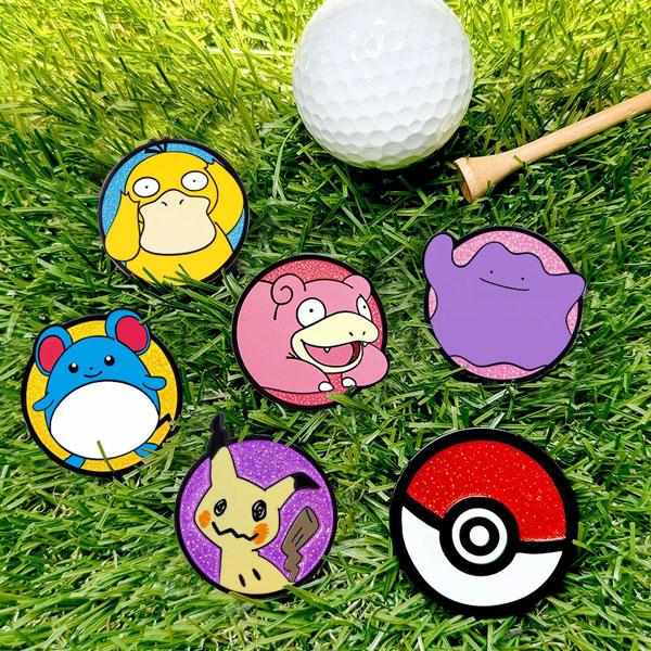 ポケモン ゴルフ マーカー ビッグサイズ ポケットモンスター コダック