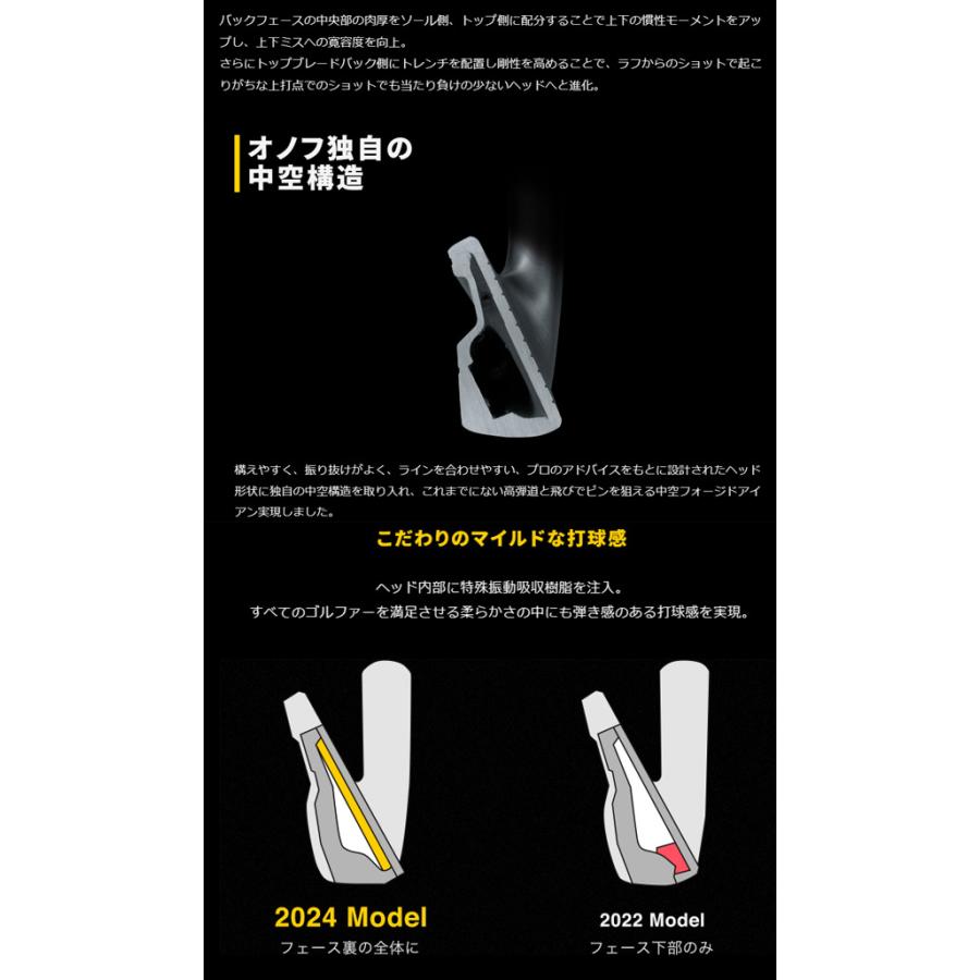 【最終価格】　オノフ クロ アイアン onoff 5-p モーダス 115 s Amazon.co.jp: ONOFF(オノフ) KURO 黒 アイアン 5本セット N.S.