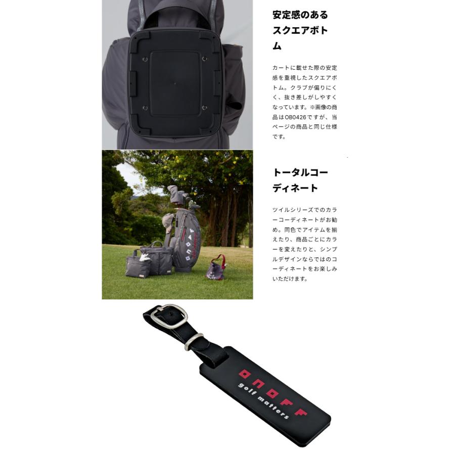 ONOFF（オノフ） ゴルフ キャディバッグ OB3626 ONOFF GOLF Caddie Bag