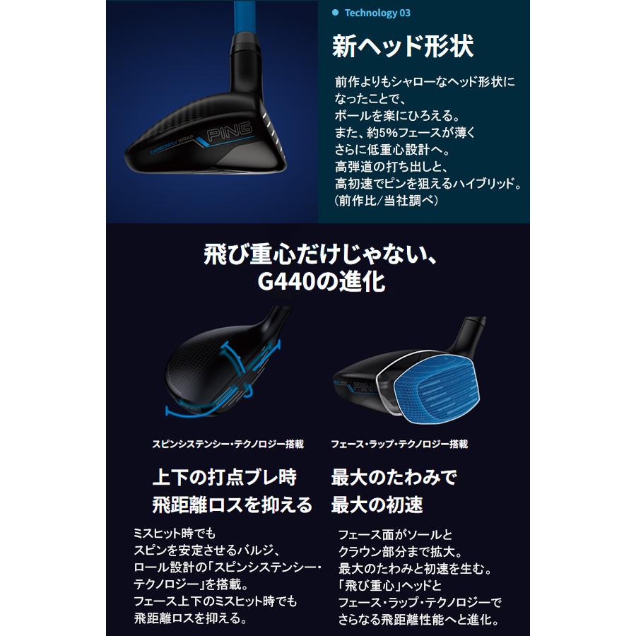 PING 新作 ピン G440 ハイブリッド ツアー2.0ブラック 90 PING 新作 ピン G440 ハイブリッド ツアー2.0ブラック 90