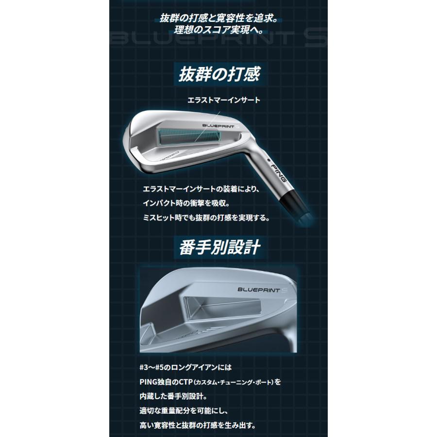 PING ♪【24年モデル】ピン ブループリントS アイアン単品 [N.S.