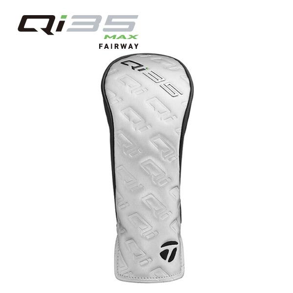 TaylorMade qi35 ３ｗ　ヘッド、ヘッドカバー　テーラーメイド TaylorMade（テーラーメイド） 純正ヘッドカバー Qi35マックスシリーズ