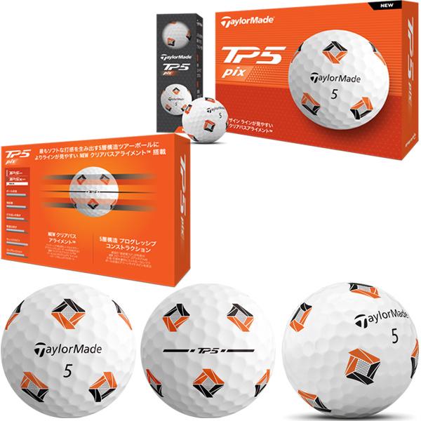 TaylorMade - 【新品】テーラーメイド TP5 pix + TP5 セット　24球 New TP5 / TP5pix | ボール | TaylorMade Golf | テーラーメイド