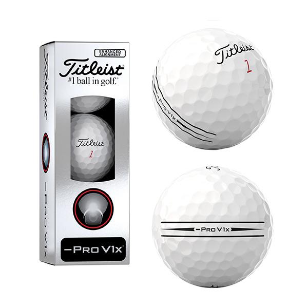 タイトリスト ゴルフ ボール プロV1 AIM Enhanced プロV1X レフトダッシュ 1ダース 12球 ホワイト  PRO V1 V1X Titleist  エイム エンハンスド 限定ライン入り | Titleist | 03