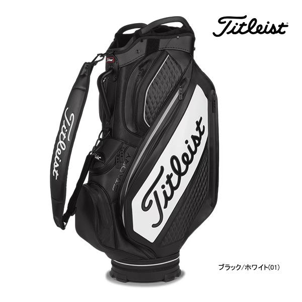 美品　Titleist キャディバッグ TB20CT1-01 Titleist（タイトリスト） ゴルフ 26年継続モデル プレミアム キャディ