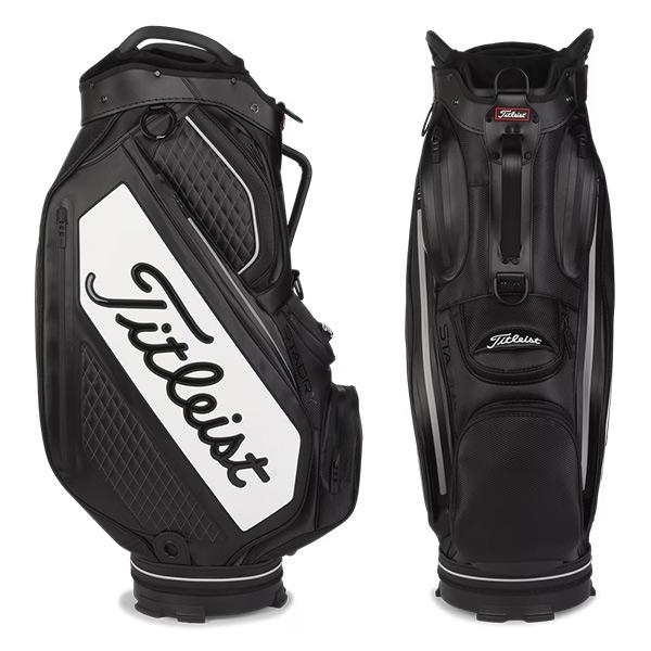美品　Titleist キャディバッグ TB20CT1-01 Titleist（タイトリスト） ゴルフ 26年継続モデル プレミアム キャディ