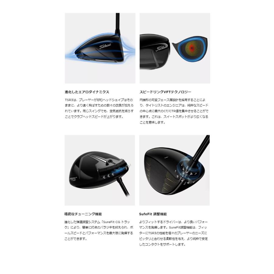 Titleist 【訳アリ品】【24年継続モデル】 タイトリスト TSR3 
