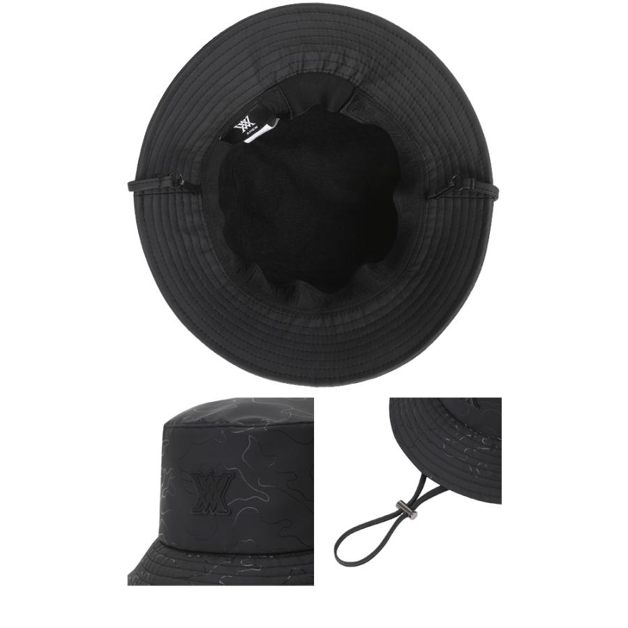 ♪【24年継続モデル】アニューゴルフ AGDFUCP43 グローシーラインバケットハット ANEW GOLF GLOSSY LINE BUCKET HAT BLACK｜jngolf2010｜04