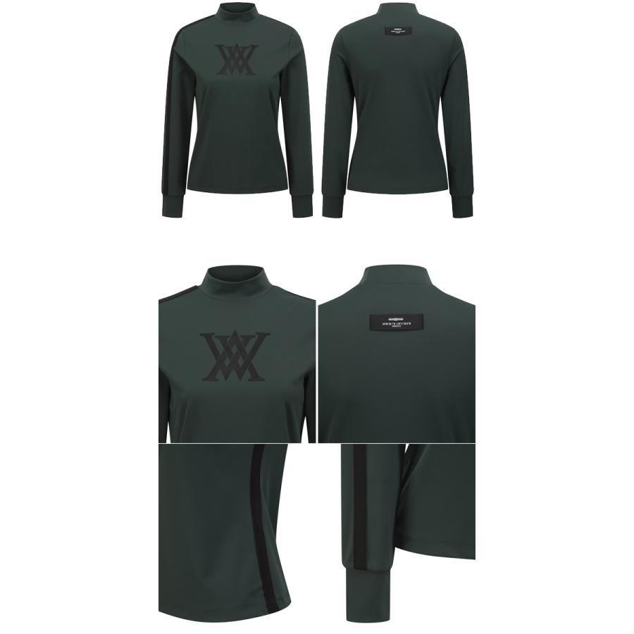 ☆ANEW GOLF☆ レディースモックネック アニュー ゴルフ レディースウェア ラインポイント モックネック T