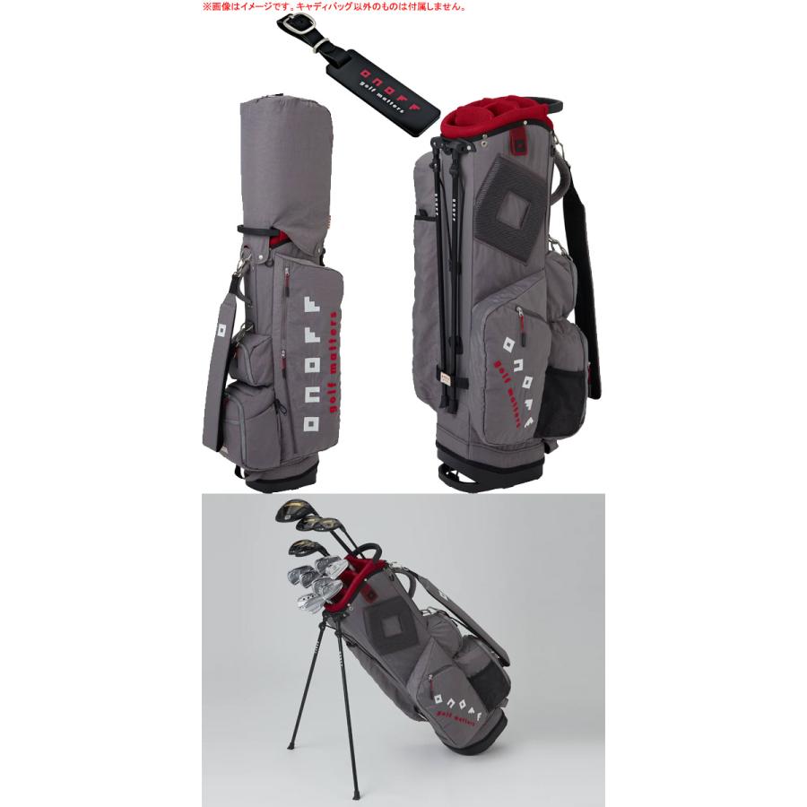 【オノフ】スタンド式キャディバッグ(グレー) ONOFF オノフ ゴルフ スタンド キャディバッグ OB0326 GOLF