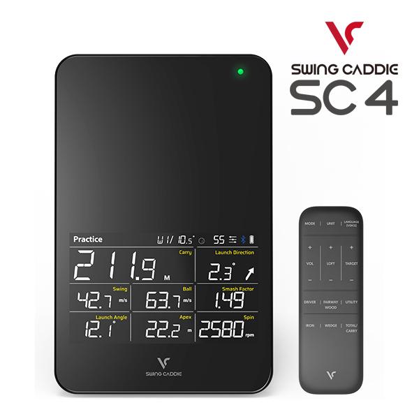 Swing Caddie SC4 ゴルフ用距離計 ボイスキャディ スイングキャディ SC4 新弾道計測器 ゴルフ 距離計測器