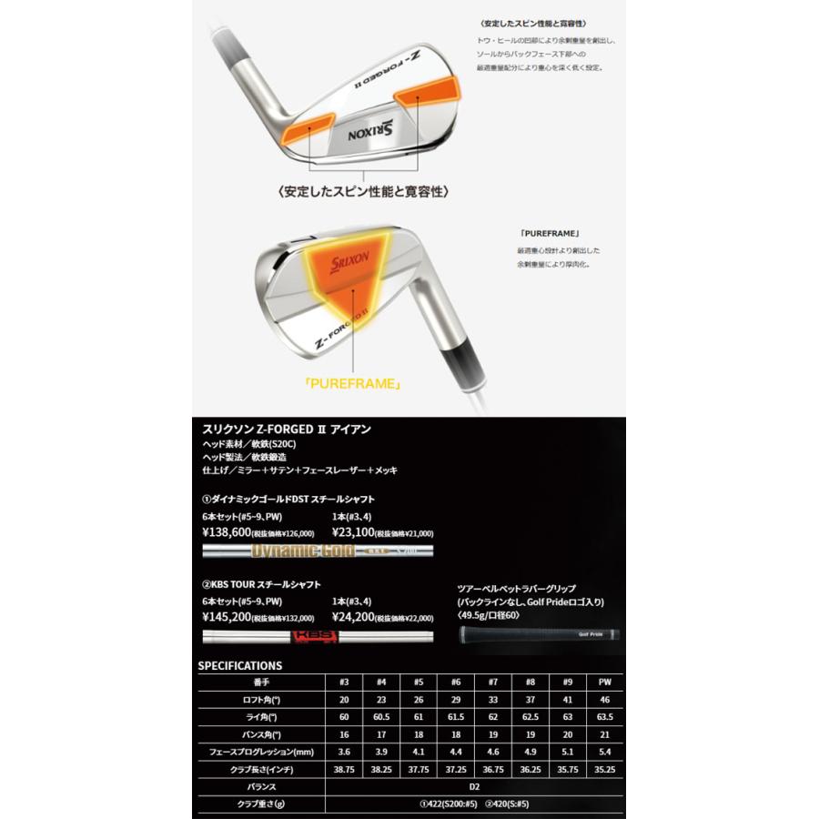 SRIXON 【特注】 ダンロップ スリクソン Zフォージド2 アイアン6