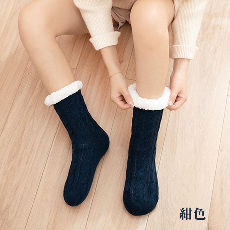 特価セール ルームソックス もこもこ ぽかぽか ケーブル編み 裏ボア