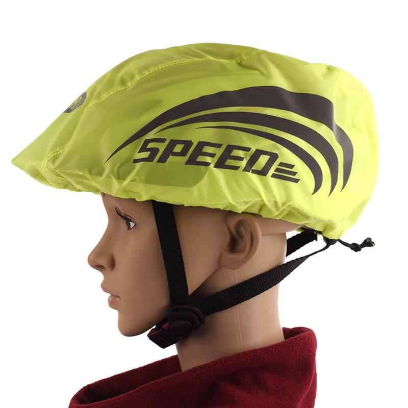 ヘルメットカバー ヘルメット防水カバー 撥水 反射ストリップ 自転車用