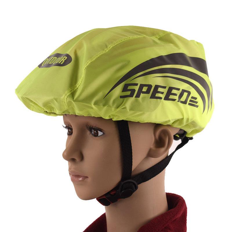 ヘルメットカバー ヘルメット防水カバー 撥水 反射ストリップ 自転車用