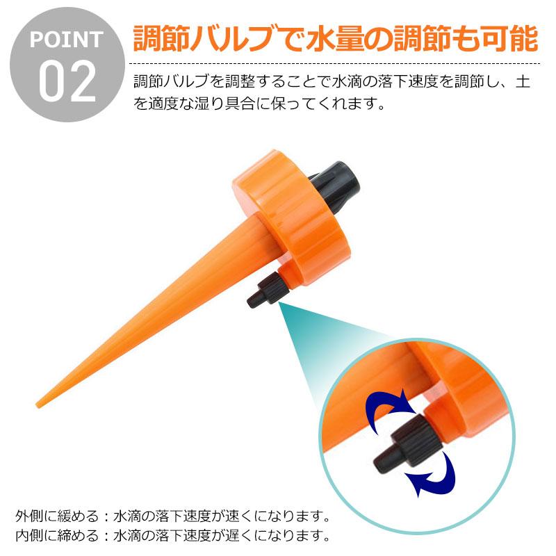 自動給水キャップ じょうろ 自動水やり器 自動給水器 水やり当番