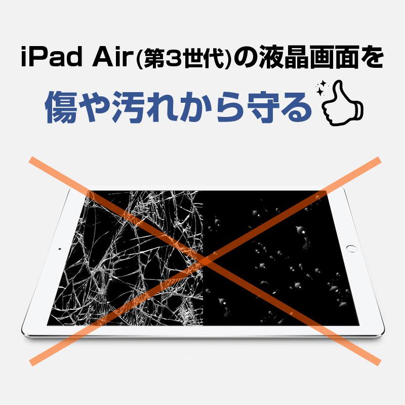 iPad Air (第3世代)用 液晶フィルム 液晶保護フィルム 2019 iPad air 10.5インチ対応 PETフィルム アンチグレア 翌日配達対応 送料無料｜jnh｜03