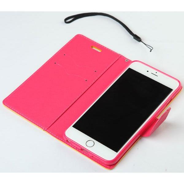 iPhone6Plus 手帳型ケースPUレザー 収納 横置きスタンド iPhone6Plus 手帳型ケースPUレザー 収納 横置きスタンド 楽天
